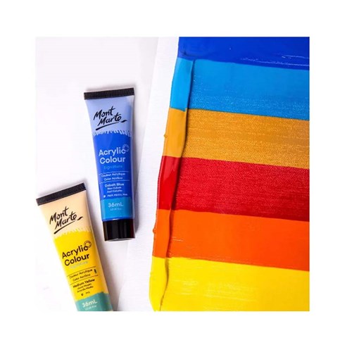 MONT MARTE PAINT SET Acrylics 48x36ml Colour Tubes(2)